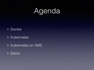 Kubernetes on aws | PDF