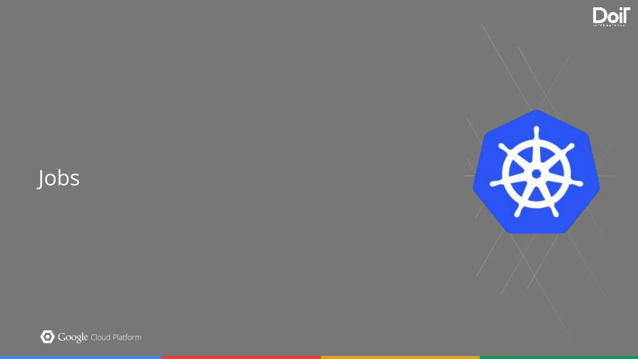 Section Slide Template Option 2
Put your subtitle here. Feel free to pick from the handful of pretty Google colors available to you.
Make the subtitle something clever. People will think it’s neat.
Jobs
 