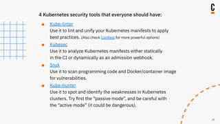 Kubernetes Security Best Practices - With tips for the CKS exam | PDF