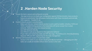 Kubernetes security with AWS | PPTX