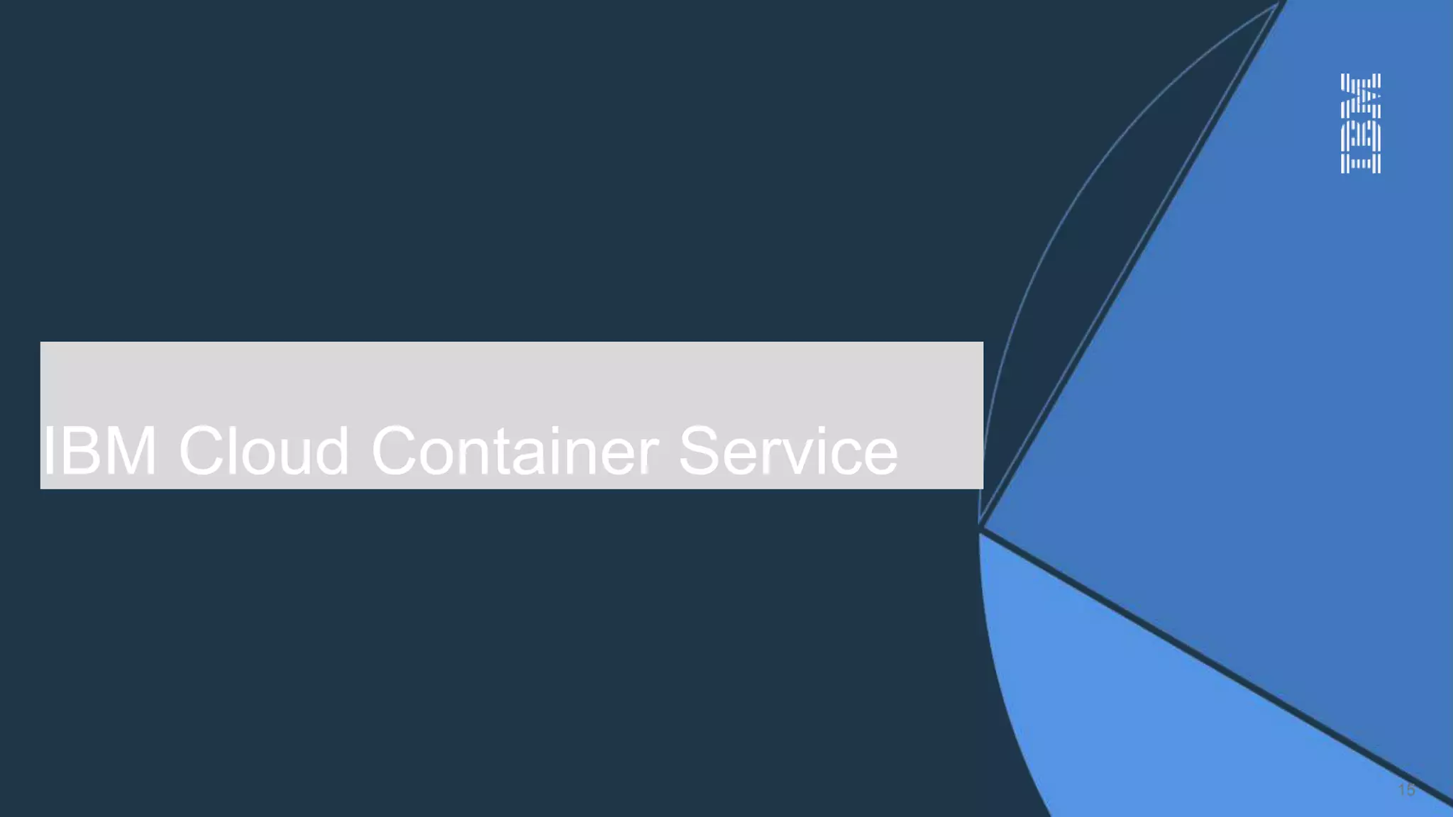 IBM Confidential 15
IBM Cloud Container Service
 