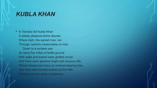Kubla khan | PPTX