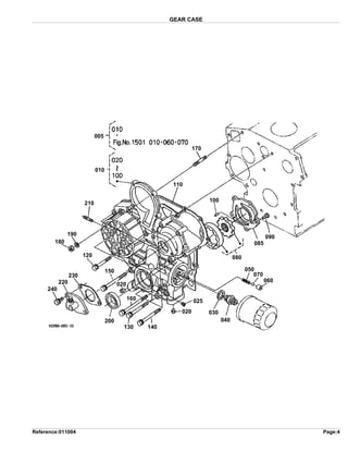 Kubota b3030 hsd tractor parts catalogue manual | PDF