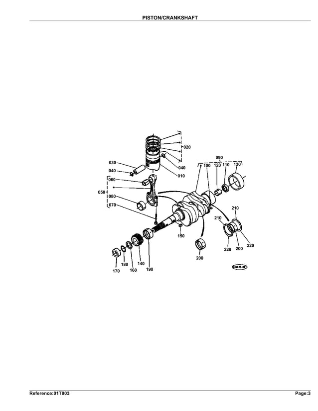 Kubota b4200 d tractor parts catalogue manual