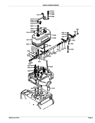 Kubota B6000 Tractor Parts Catalogue Manual