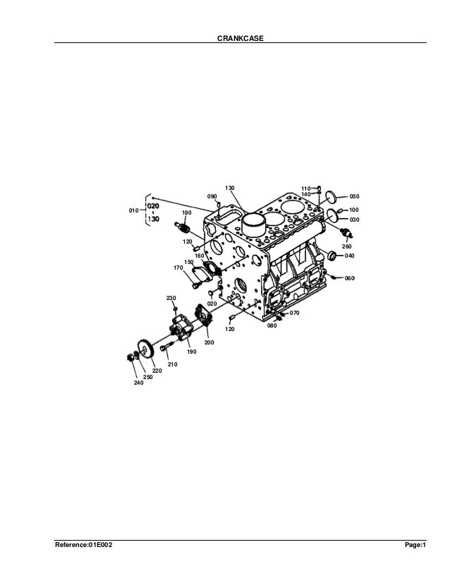 Kubota b7200 e tractor parts catalogue manual