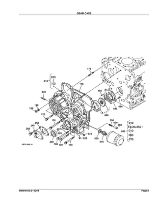 Kubota b7800 hsd tractor parts catalogue manual | PDF