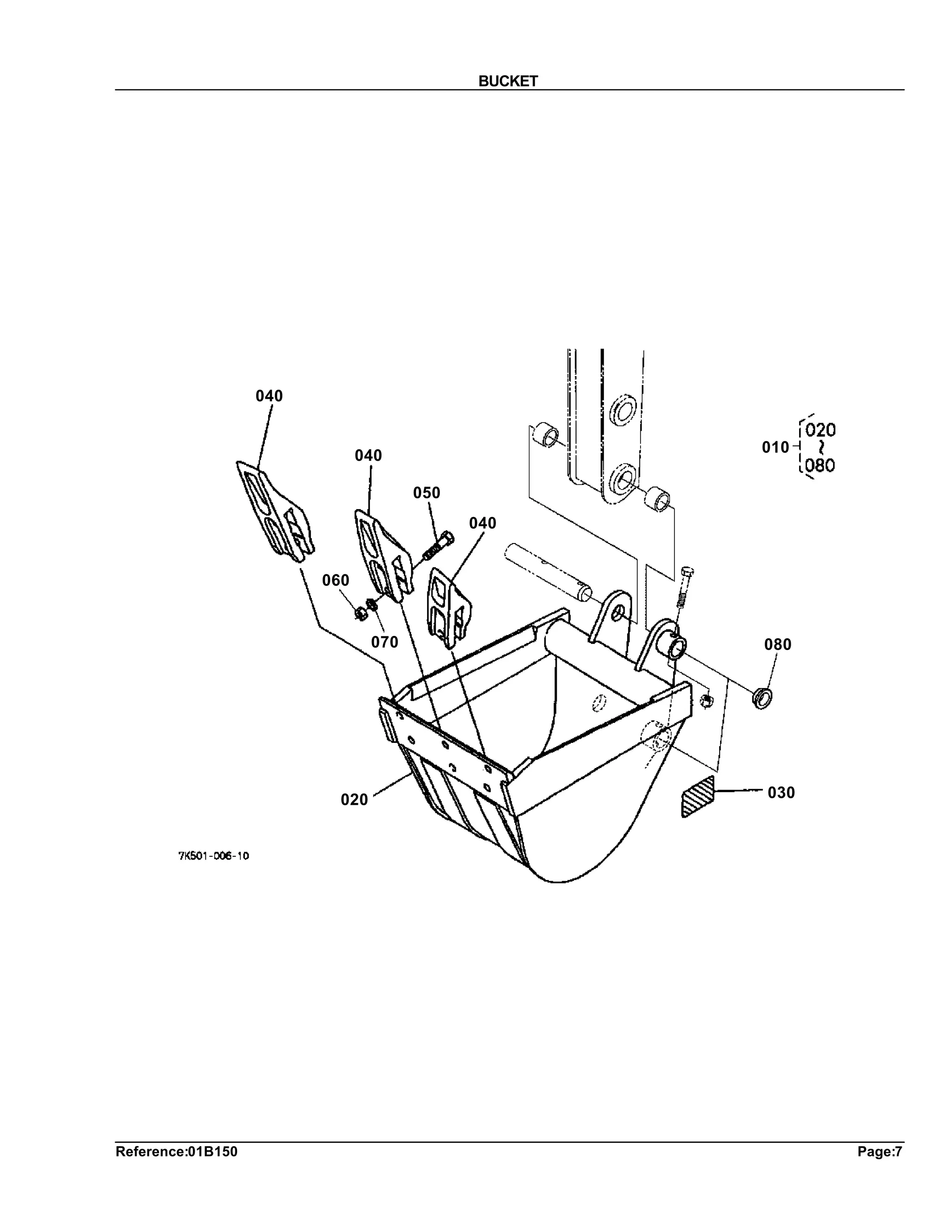 Kubota bh75 backhoe parts catalogue manual PDF