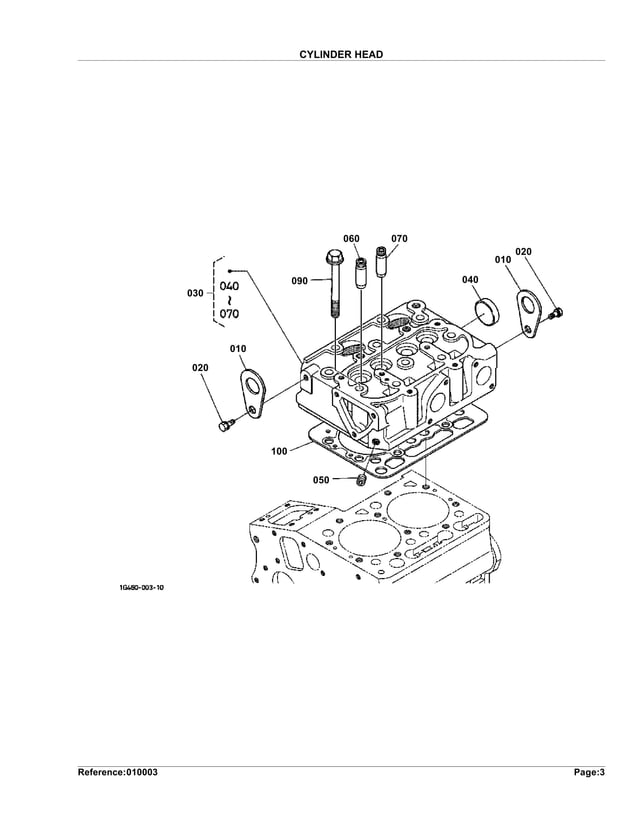 Kubota bx1500 d tractor parts catalogue manual PDF
