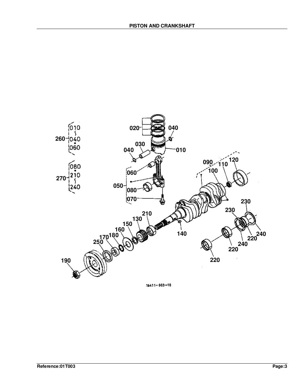 Kubota l2350 dt tractor parts catalogue manual