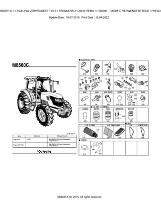 8560DTHC >> HAEUFIG VERWENDETE TEILE / FREQUENTLY USED ITEMS >> 000001 HAEUFIG VERWENDETE TEILE / FREQUE
Update Date : 18-07-2019 Print Date : 12-04-2022
KUBOTA (c) 2015. All rights reserved.
 