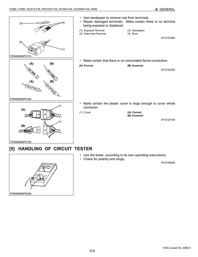 Kubota rck72 f36 front cut ride on mower service repair manual | PDF