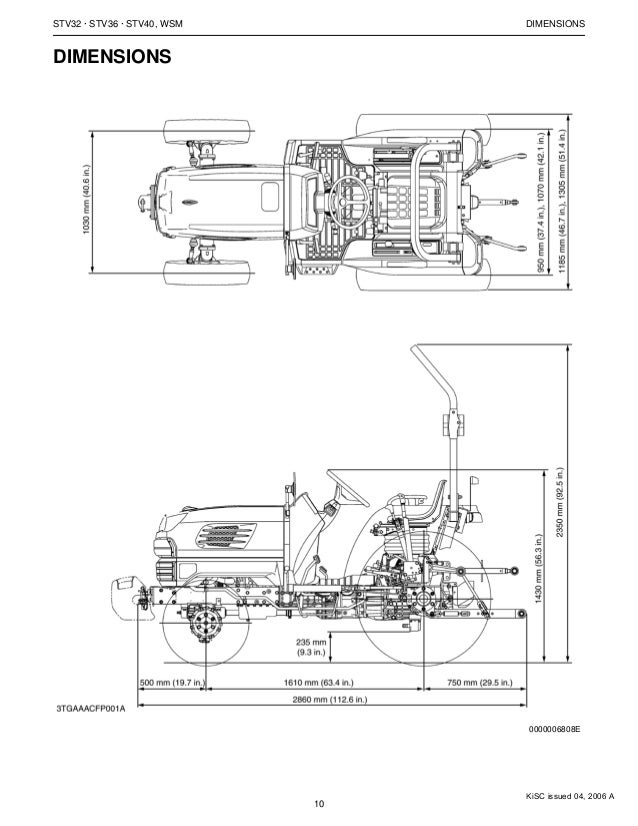 Kubota stv32 tractor service repair manual