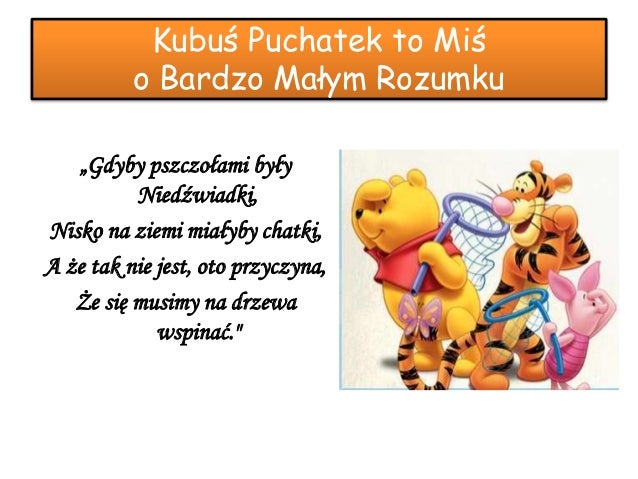 Kubuś Puchatek Do Czytania Online Kubuś puchatek