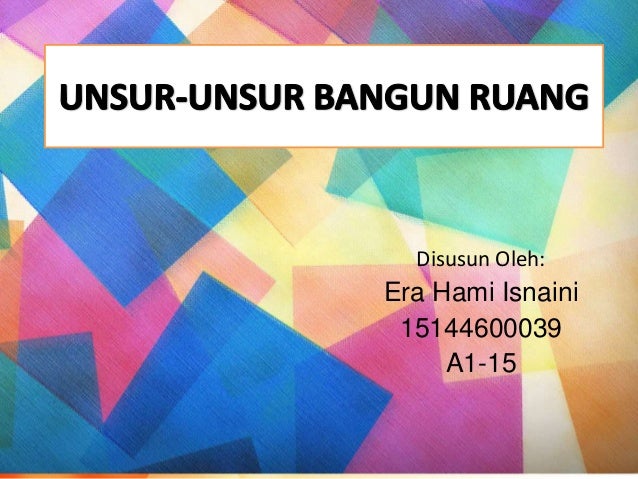 Bangun Ruang (Kubus, Balok, dan Tabung)