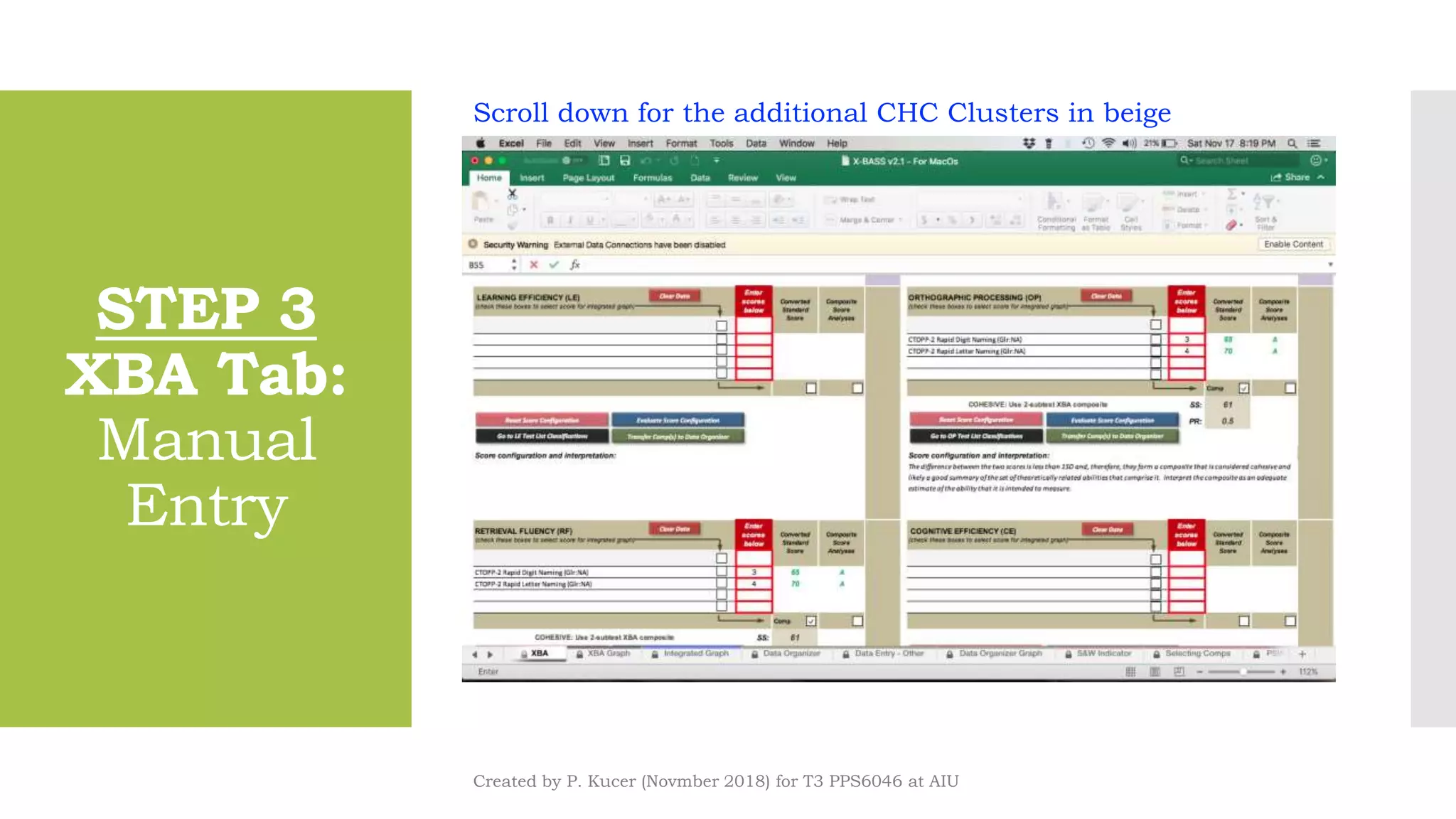 XBASS v2.1 data entry steps | PPTX
