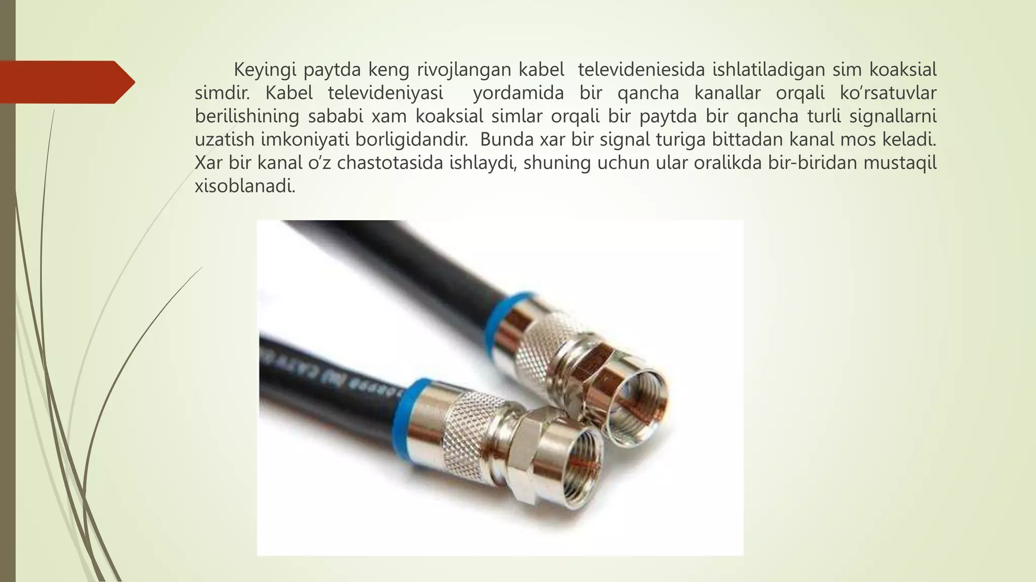 Kabel Rasmi Kuch-kabellariboshqarish-va-aloqa-kabellari..pptx