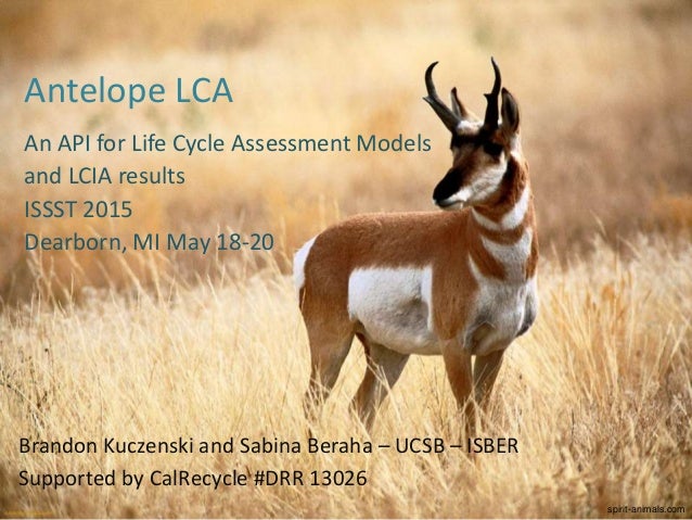Antelope: A Web service for publishing Life Cycle Assessment models a…