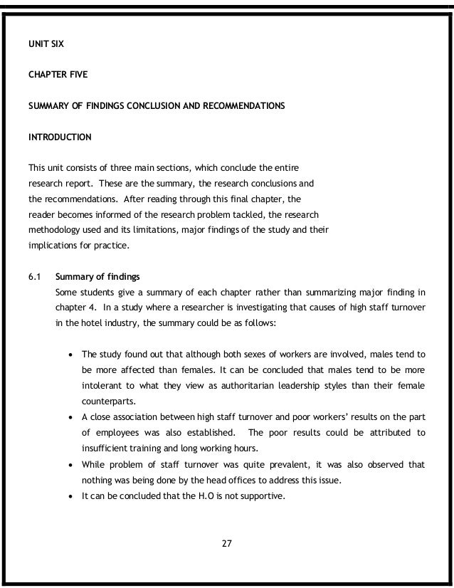 Dissertation results section