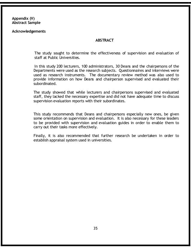 dissertation abstract in business management