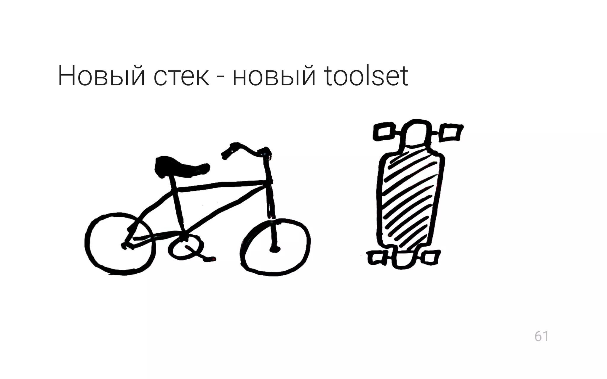 Новый стек - новый toolset
61
 