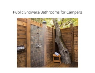 Public Showers/Bathrooms for Campers
 