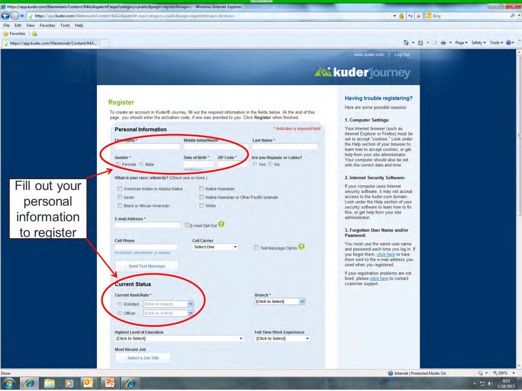 Kuder career assessment