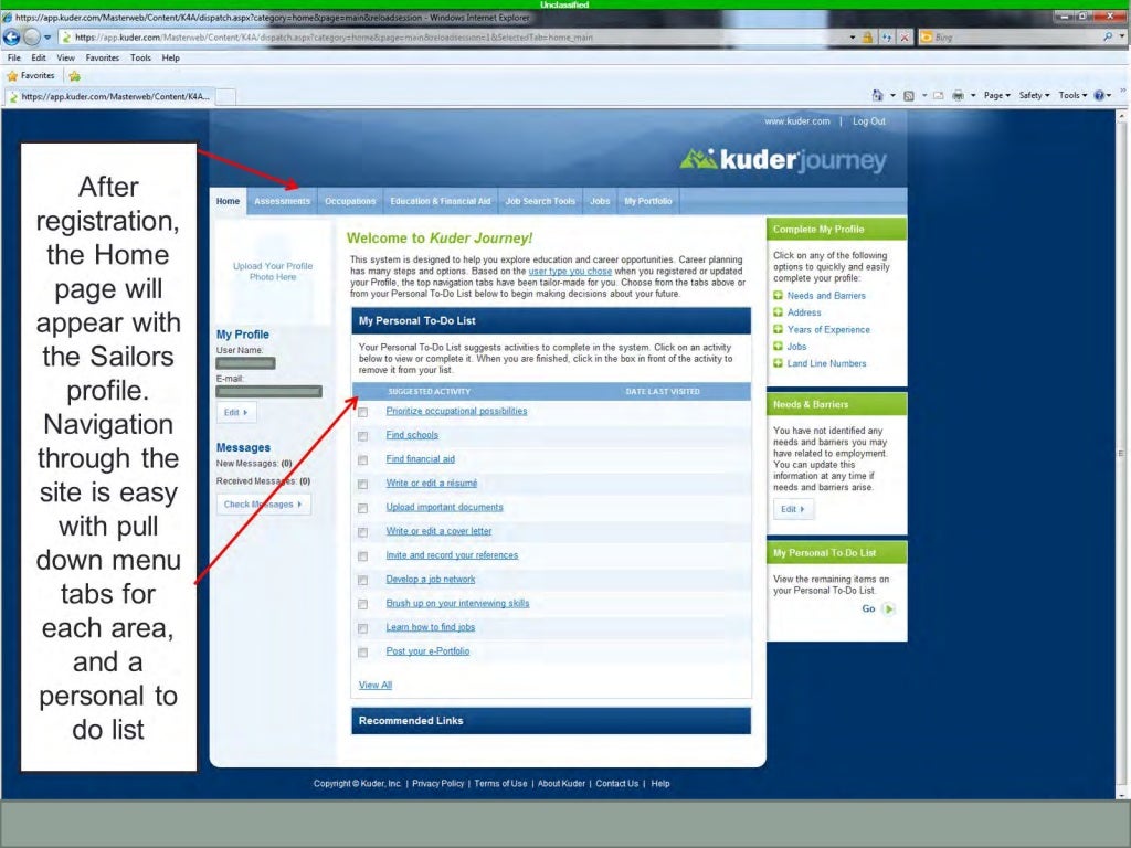 Kuder career assessment