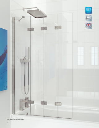 16
GLASS PROTECTION
A LIFETIME
OF QUALITY
Four panel in-fold, left hand hinged
 