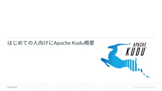 © Cloudera, Inc. All rights reserved.
Apache Kudu
 