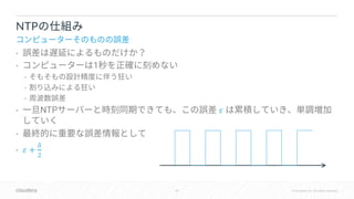 45 © Cloudera, Inc. All rights reserved.
•
• 1
•
•
•
• NTP !
•
• ! +
#
$
NTP
 