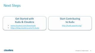 Apache Kudu: Technical Deep Dive | PPTX