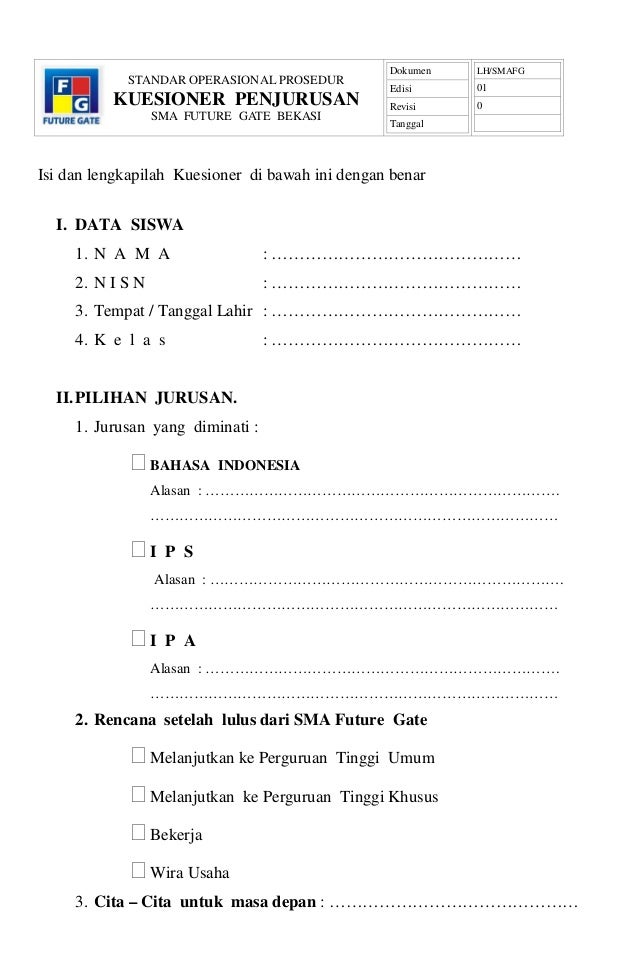 Contoh Soal Tes Penjurusan Sma Ips