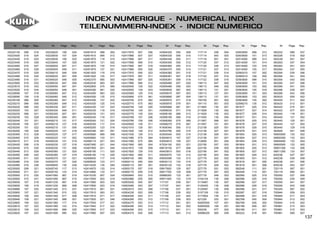 INDEX NUMERIQUE - NUMERICAL INDEX
TEILENUMMERN-INDEX - INDICE NUMERICO
Nr Page Rep. Nr Page Rep. Nr Page Rep. Nr Page Rep. Nr Page Rep. Nr Page Rep. Nr Page Rep. Nr Page Rep.
137
H2222130 099 019
H2223420 019 024
H2223430 019 025
H2223440 019 026
H2223450 019 027
H2223460 019 028
H2223470 019 029
H2223480 019 030
H2223490 019 031
H2223500 019 032
H2223510 019 033
H2223520 019 034
H2228590 107 018
H2228590 109 018
H2230190 089 005
H2230210 089 006
H2230220 099 020
H2230220 103 027
H2230230 099 021
H2230230 103 028
H2230240 101 021
H2230240 105 027
H2230250 101 022
H2230250 105 028
H2230400 013 028
H2230400 015 029
H2230410 011 019
H2230420 009 019
H2230430 015 030
H2230440 013 029
H2230450 009 020
H2230450 011 020
H2230480 019 035
H2230490 019 036
H2230500 009 021
H2230500 011 021
H2230500 013 030
H2230500 015 031
H2230830 107 019
H2230830 109 019
H2230890 107 020
H2230900 107 021
H2230930 109 020
H2230940 109 021
H2232600 109 022
H2232610 107 022
H2232610 109 023
H2232620 107 023
H2232620 109 024
H2232630 107 024
H2232630 109 025
H2232640 107 025
H2300000 047 011
H2300000 049 011
H2300010 049 004
H2300020 047 005
H2300020 049 005
H2300030 047 004
H2300050 047 001
H2300050 049 001
H2300060 047 012
H2300060 049 012
H2300280 047 012
H2300280 049 012
H2300330 047 011
H2300330 049 011
H2300340 047 001
H2300340 049 001
H2400210 121 017
H2400210 127 016
H2400210 131 005
H2400220 121 018
H2400220 127 017
H2400220 131 002
H2400230 121 019
H2400230 127 018
H2400230 131 006
H2400360 121 020
H2400360 127 019
H2400370 121 021
H2400370 127 020
H2400640 135 039
H2400740 117 013
H2400740 123 014
H2401060 067 019
H2401090 067 015
H2401230 067 016
H2401230 069 008
H2401340 013 031
H2401340 015 032
H2401340 017 008
H2401340 089 001
H2401380 117 014
H2401380 123 015
H2401590 089 025
H2401590 095 022
H2401610 089 002
H2401610 095 012
H2401870 119 015
H2401870 121 022
H2401870 125 014
H2401870 127 021
H2401920 119 018
H2401920 125 017
H2402370 065 003
H2402530 083 007
H2402800 075 060
H2404290 061 020
H2404290 063 020
H2404300 125 015
H2404300 127 022
H2404330 125 016
H2404330 127 023
H2405230 119 016
H2405230 121 023
H2405240 119 017
H2405240 121 024
H2405250 117 015
H2405250 123 016
H2405390 091 051
H2405660 069 009
H2405660 133 011
H2406710 021 043
H2407460 021 044
H2407950 021 045
H2408190 111 020
H2408190 113 020
H2408930 117 016
H2408930 123 017
H2413430 135 040
H2414970 133 014
H2414980 133 017
H2415330 007 024
H2417650 003 019
H2417660 003 020
H2417800 023 019
H2417810 061 021
H2417810 063 021
H2417810 071 017
H2417820 021 046
H2417830 017 021
H2417840 017 022
H2417850 017 023
H2417860 007 025
H2417870 007 026
H2417880 007 027
H2417890 067 017
H2417890 069 010
H2417900 067 018
H2417960 093 020
H2417970 095 023
H2417970 097 011
H2417990 067 020
H2417990 069 012
H2420540 129 022
H2420550 129 023
H2420560 129 019
H2420690 075 061
H2420700 075 062
H2420710 075 063
H2420740 129 020
H2420750 129 021
H2420770 129 024
H2420780 107 026
H2420780 109 026
H2420920 129 011
H2421010 129 001
H2421020 129 012
H2421030 129 013
H2421080 075 064
H2421090 075 065
H2421560 065 004
H2421810 129 009
H2421820 129 010
H2421840 069 011
H2900100 085 003
H2900110 085 004
H2900110 087 001
H2900170 057 018
H2900170 059 018
H2900840 053 010
H2902980 055 005
H2903030 055 007
H2903480 053 007
H2903510 053 008
H2904230 053 009
H2904250 053 011
H2904260 053 012
H2904270 053 013
H2904280 053 014
H2904290 053 015
H2904310 055 008
H2904320 055 009
H2904330 055 010
H2904340 055 011
H2904350 055 012
H2904360 055 013
H2904370 055 014
H2904380 051 015
H2905391 057 019
H2905391 059 019
H2905490 057 020
H2905490 059 020
H2905640 087 002
H2905670 087 003
H2905680 087 004
H2905970 071 018
H2905970 079 001
H2905980 081 001
H2906030 071 019
H2906180 069 013
H2906180 069 014
H2906260 075 066
H2906270 075 067
K1606340 005 013
K2503780 005 014
K2504040 005 015
K3004810 107 027
K3004810 109 027
K7024100 003 021
K8018150 077 006
K8403810 053 016
K9500070 133 012
K9500090 133 013
K9530110 133 015
K9530120 133 016
09917600 129 007
09917700 129 008
09968300 133 001
09971400 133 019
117107 039 001
117107 043 001
117108 037 001
117108 039 002
117109 037 002
117109 039 003
117112 041 001
117112 043 002
117113 041 011
117113 043 012
117114 039 004
117114 043 003
117119 051 001
117120 037 012
117120 039 013
117121 037 013
117121 039 014
117122 037 014
117122 039 015
139113 047 002
139113 049 002
139113 121 001
139113 127 001
139113 131 001
150159 051 002
191110 051 003
211664 135 001
211828 135 002
211829 135 003
211830 135 004
211957 099 001
211957 101 001
212138 025 001
212138 027 001
212138 029 001
212138 031 001
212606 051 004
222156 037 003
222156 039 005
222156 041 002
222156 043 004
227179 025 002
227179 027 002
227179 029 002
227179 031 002
227179 047 003
227179 049 003
3104124 135 006
3119467 135 007
3125420 135 008
3125587 135 009
3157109 135 010
3177802 135 011
421226 033 001
50005500 107 001
50005500 109 001
500236 077 002
50086200 005 009
52503600 099 012
52503600 101 013
52514000 099 013
52514000 101 014
52514000 103 018
52514000 105 017
52560010 107 002
52560010 109 002
52563600 099 014
52563600 101 015
52563600 103 002
52563600 105 018
52563800 101 003
52563800 103 003
52563800 105 002
52598210 135 012
581677 025 014
581677 027 014
581677 029 014
581677 031 014
581678 025 015
581678 027 015
581678 029 015
581678 031 015
581804 025 013
581804 027 013
581804 029 013
581804 031 013
581805 025 012
581805 027 012
581805 029 012
581805 031 012
581818 051 005
581819 051 006
582548 111 001
582548 113 001
582585 025 019
582586 025 016
582586 027 017
582586 029 016
582586 031 017
582587 027 016
582588 031 016
582768 045 004
582769 045 002
583189 009 001
583189 011 001
583222 019 001
583222 089 037
583226 019 002
583238 051 007
583263 037 004
583263 041 003
583264 037 005
583264 039 006
583264 041 004
583264 043 005
583265 037 006
583265 041 005
583266 039 007
583266 043 006
583420 009 002
583420 011 002
583420 013 001
583420 015 001
583422 077 003
583440 119 001
583440 121 002
583440 125 001
583440 127 002
583440 129 018
583826 051 008
59900000 133 002
59900300 133 003
59900400 133 004
59900500 133 005
59901300 133 006
59911200 133 007
645236 037 007
645236 039 008
645236 041 006
645236 043 007
720119 067 001
720119 069 001
750050 037 008
750050 039 009
750050 041 007
750050 043 008
750345 067 002
750944 009 003
750944 011 003
750944 013 002
750944 015 002
750961 013 003
750961 015 003
750961 089 027
 
