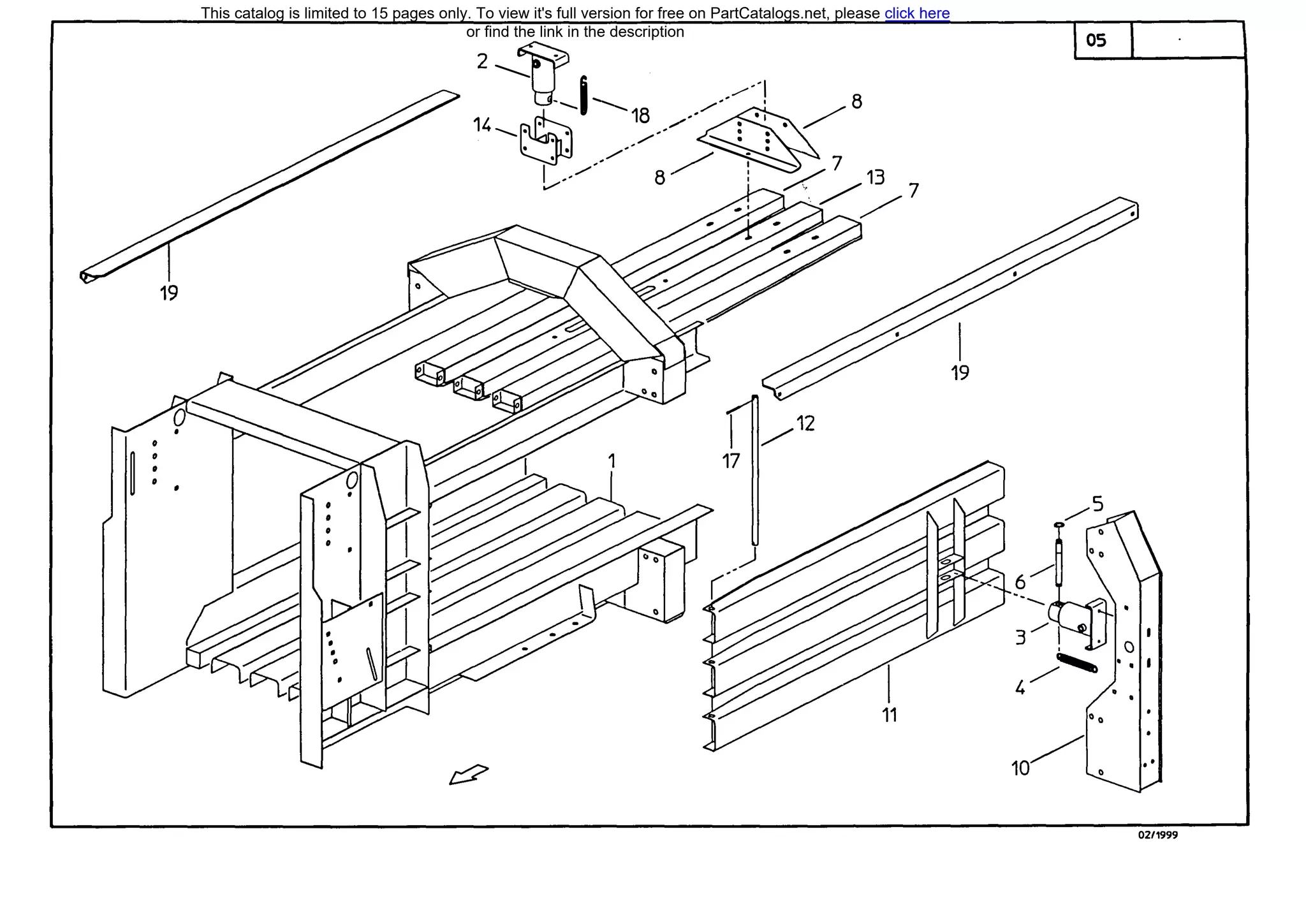 2 ----
-- ' /
....,...--1
8--1----18 ------
: • •
/
•1
/
14 ---FI� _,,,
-
-_,,,
-- /�_.- ?
1З
?
lC'::Jl.d -- ---- ' _,-<; / /
v1 ,/ 8
. /
02/1999
This catalog is limited to 15 pages only. To view it's full version for free on PartCatalogs.net, please click here
or find the link in the description
 
