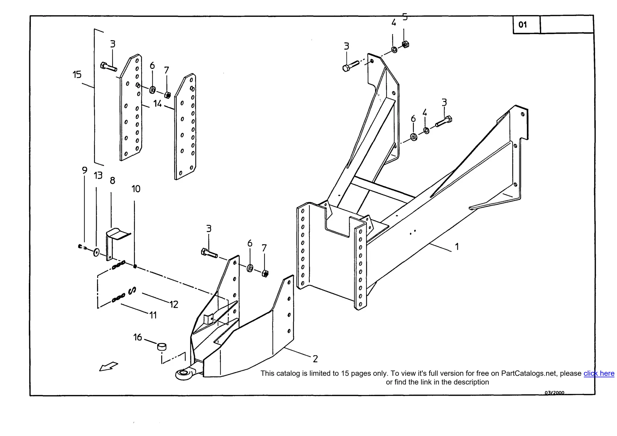 з
15
J
9 13 8
о о
о
10
о
о
14 о о
...._ о
о о
о
о о
о
о о
16-_8
j,....---1
4 5
з
�--
1
03/2000
This catalog is limited to 15 pages only. To view it's full version for free on PartCatalogs.net, please click here
or find the link in the description
 