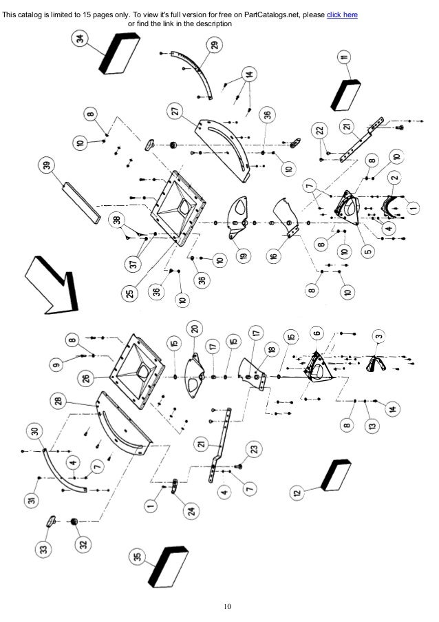 Kuhn twindisc fertilizer spreader MDS1141 Spare parts list