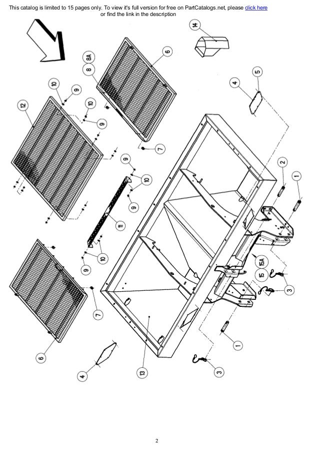 Kuhn twindisc fertilizer spreader MDS1141 Spare parts list