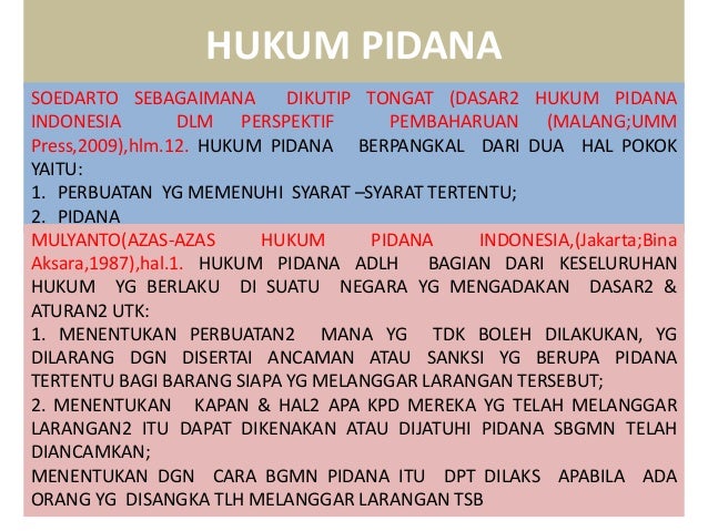 KUHP (KITAB UNDANG-UNDANG HUKUM PIDANA); MODUL 1 TAHUN 