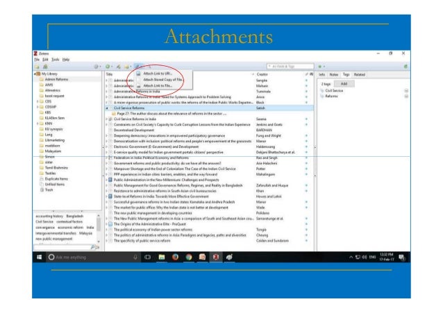 Reference Management System with Zotero