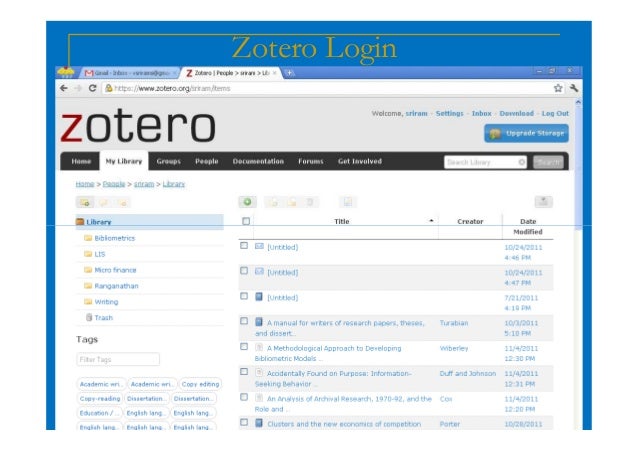 Reference Management System with Zotero