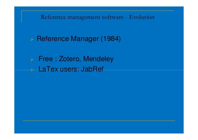 Reference Management System with Zotero