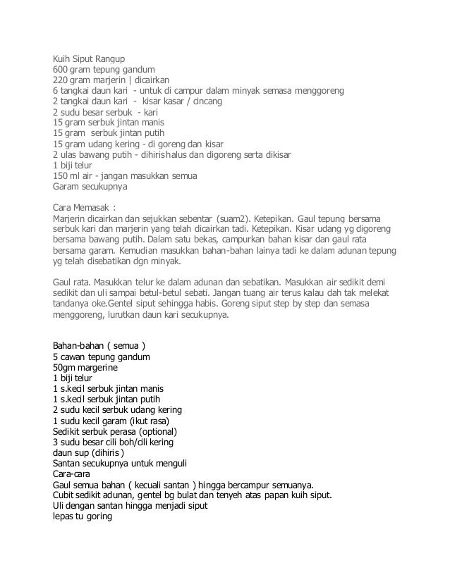 Kuih Siput Rangup