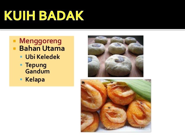 Kuih tempatan Kemahiran Hidup Tingkatan 1