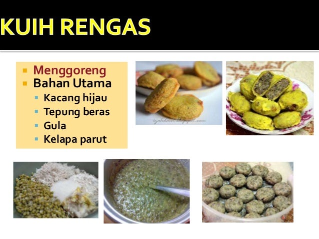 Kuih tempatan Kemahiran Hidup Tingkatan 1