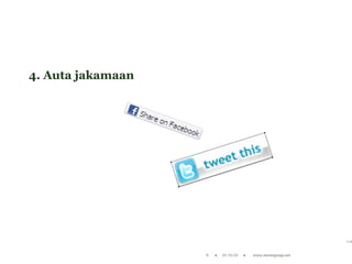 4. Auta jakamaan
 