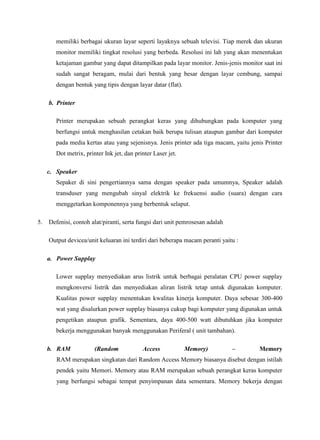 Kuis komputer AKPER PEMKAB MUNA | PDF