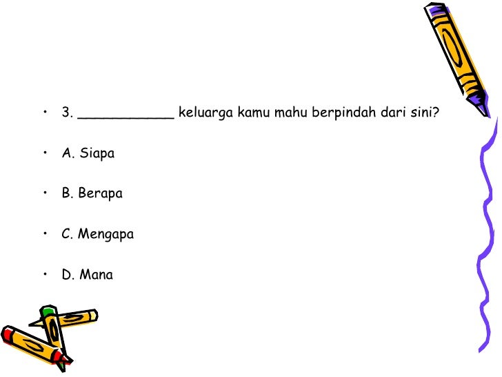 Kuiz Bahasa Melayu Tahun 1  samsxy