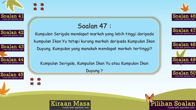 Kuiz matematik tahun 4