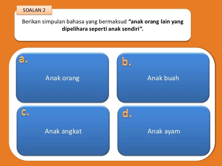 Kuiz peribahasa